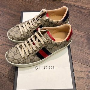 Gently used Gucci sneakers